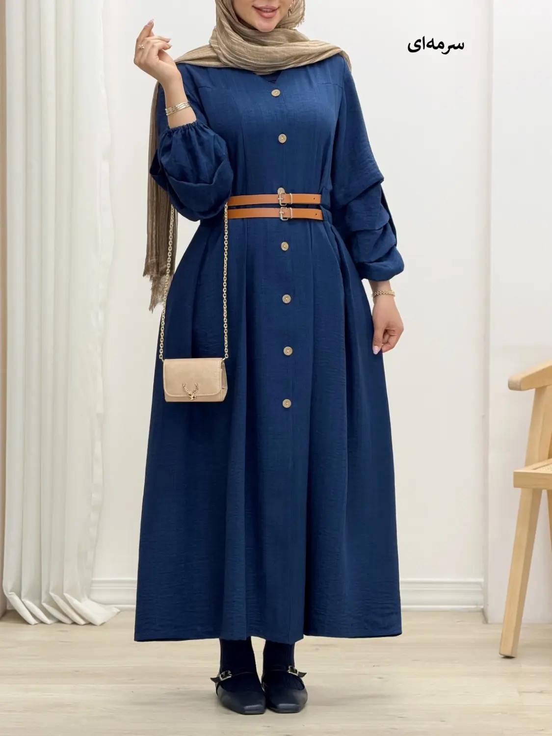 6501-پیراهن پریناز (ایراددار)